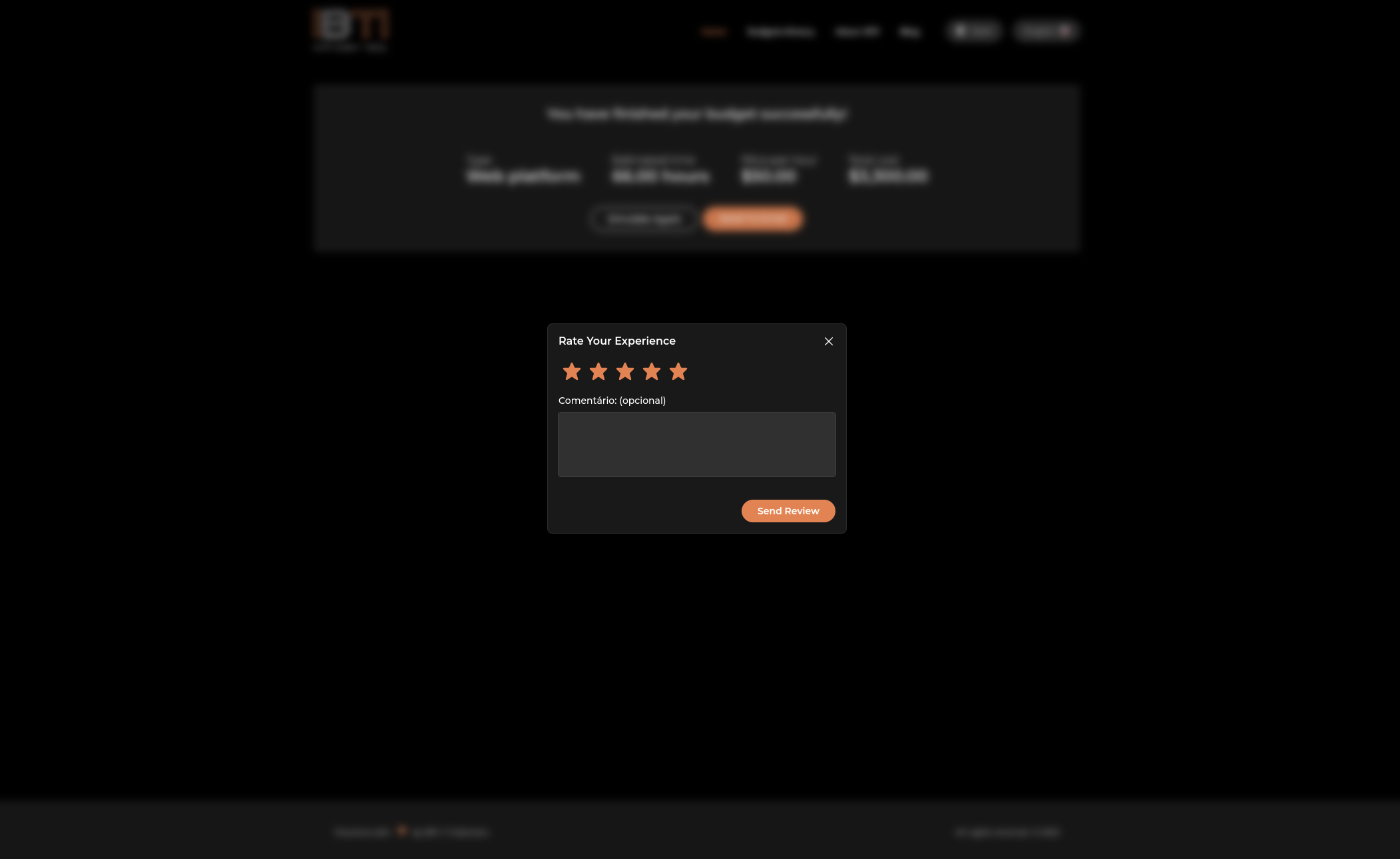 Rate App Cost, your rating is important to us image